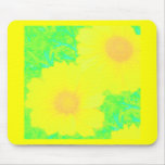 Yellow summer flowers mousepads
