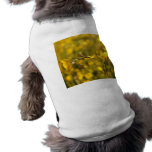 Yellow summer meadow doggie t-shirt