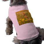 Yellow summer meadow pet tshirt