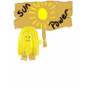 Yellow Sun Power t-shirts