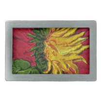 Yellow Sunflower Belt Buckle