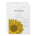 Yellow Sunflower Bridal Shower Invitation invitation