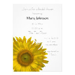 Yellow Sunflower Bridal Shower Invitation