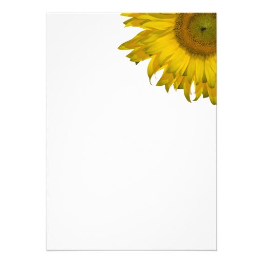 Yellow Sunflower Bridal Shower Invitation