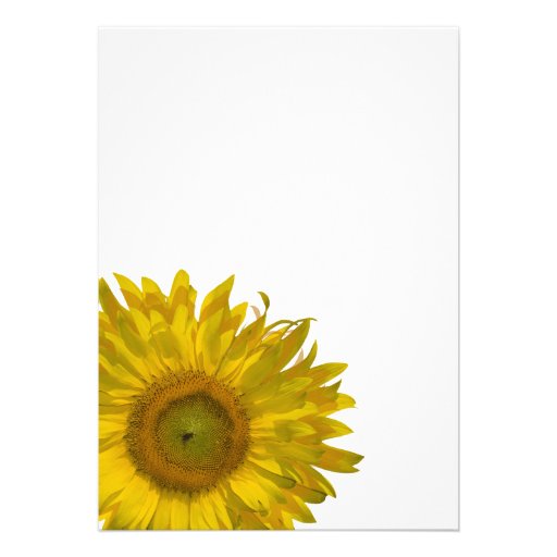 Yellow Sunflower Bridal Shower Invitation