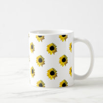 Yellow Sunflower Closeup mugs