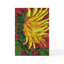 Yellow Sunflower Greeting Card