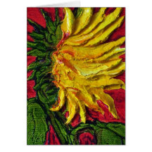 Yellow Sunflower Greeting Card