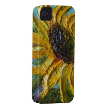 Yellow Sunflower iPhone 4 Case