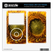 Yellow Sunflower Skins For iPod Classic