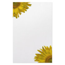 Yellow Sunflower stationery