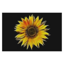 Yellow Sunflower Sun Flower Plant Personalized Stationery