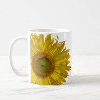 Yellow Sunflower Wedding Coffee Mug