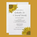 Yellow Sunflower Wedding invitations