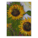 Yellow Sunflowers by Paris Wyatt Llanso card