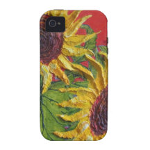 Yellow Sunflowers iPhone 4 Case