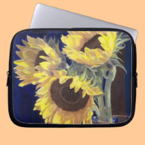 Yellow Sunflowers laptop sleeves