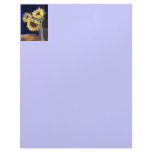 Yellow Sunflowers Customized Letterhead