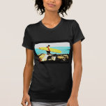 Yellow Surf Board t-shirts