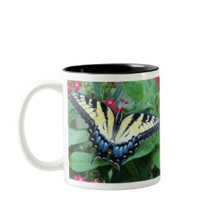 Yellow Swallowtail Butterfly Mug mug