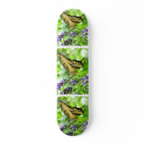 Yellow Swallowtail Butterfly Skateboard