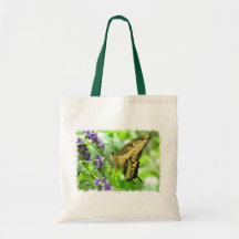 Yellow Swallowtail Butterfly Tote Bag