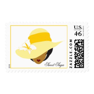 Yellow Hat Sweet Suga  Stamp 