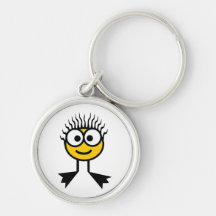 Yellow Swim Character Key Ring Key Chain