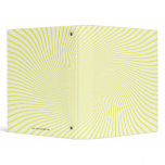 Yellow Swirlies binders