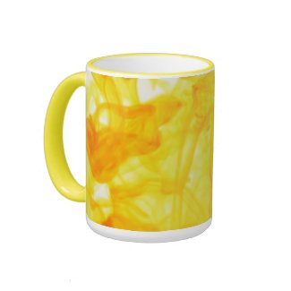 Yellow Swirls mug