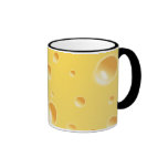 Yellow Swiss Cheese Texture Mugs