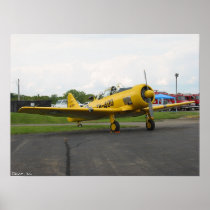 Yellow T6 Poster