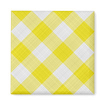 yellow table cloth refrigerator magnets