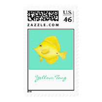 Yellow Tang postage by joeyartist Yellow Tang postage