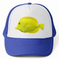 Yellow Tang Tropical Fish Trucker Hat
