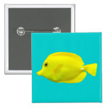 Yellow Tang Tropical Fish Pin