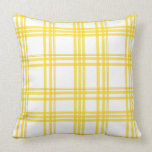 Yellow Tartan with Pastel Texture Pillows