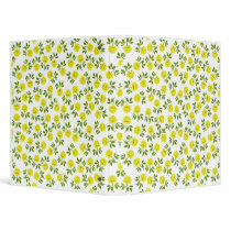 Yellow Tea Roses Avery Binder
