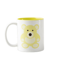 Yellow Teddy Bear mugs by waltersroom Yellow Teddy Bear mugs