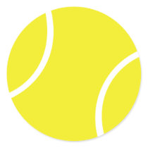 Yellow Tennis Ball Symbol stickers by Tomaniac Yellow Tennis Ball Symbol stickers