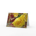 Yellow Thank You Roses cards