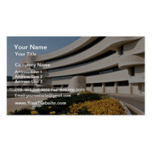 yellow The sweeping curves of the Canadian Shield Business Card Template