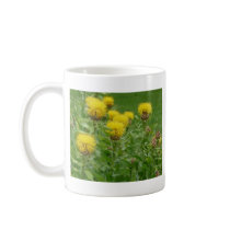 yellow thistle mugs