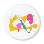 Yellow Thought magnets