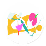 Yellow Thought stickers