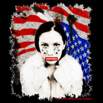 YELLOW THUNDER WOMAN AMERICAN INDIAN t-shirts