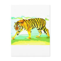 Yellow Tiger Post Card