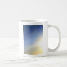 Yellow to Blue Coffee Mugs