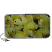 Yellow Toy Fluffy Chicks Doodle Speakers