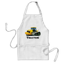 Yellow Tractor Apron